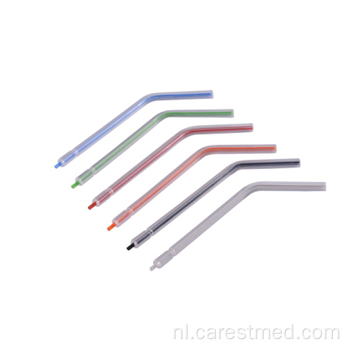 Mixed Color Dental Disposable Luchtwaterspuitpunt met plastic kern